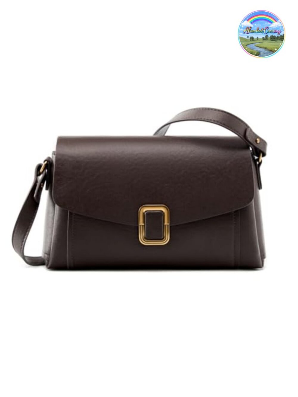Genuine Leather Crossbody Bag Adjustable Shoulder Satchel Women